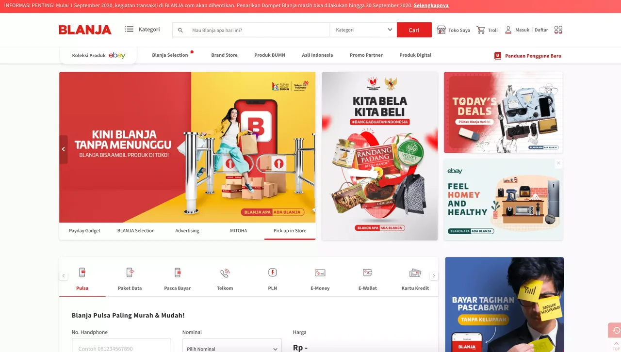 Blanja E-commerce Marketplace